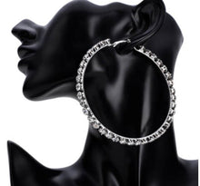 Load image into Gallery viewer, Bling Hoop Earrings
