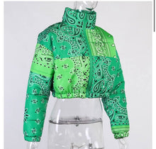 Load image into Gallery viewer, BANDANA BUBBLE  Coat
