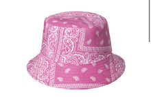 Load image into Gallery viewer, Bandana Bucket hat
