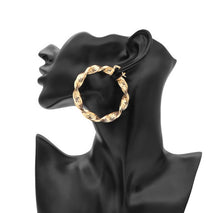 Load image into Gallery viewer, Twisted Hoops
